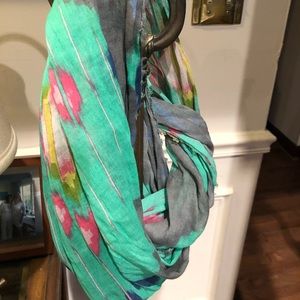 Lightweight infinity scarf pastels
